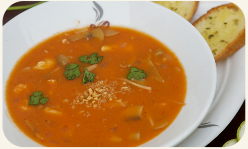 THAI CHICKEN THICK SOUP